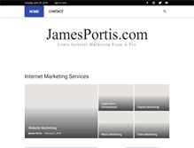 Tablet Screenshot of jamesportis.com